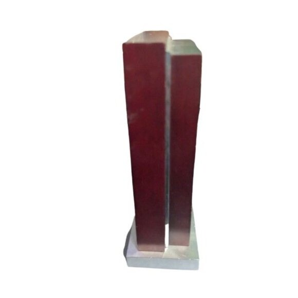 Benchmark Quartz Clock Desk Office GE logo Engraved 6 in tall 4.25 in wide - Picture 3 of 7